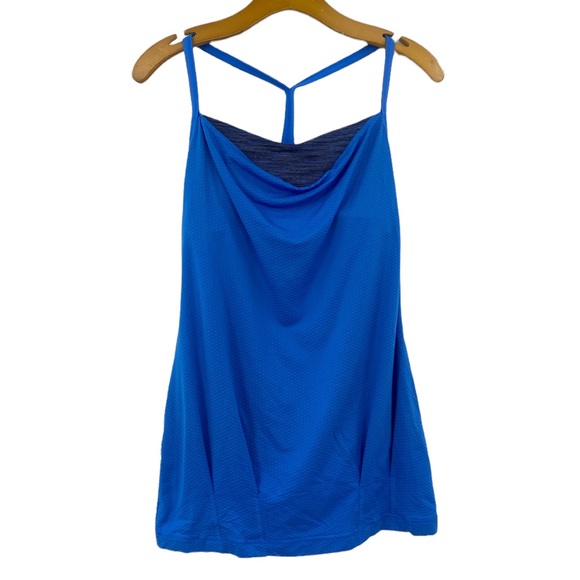 💕SALE💕 Lululemon Blue Scoop Neck Y Tank Top - Picture 2 of 7